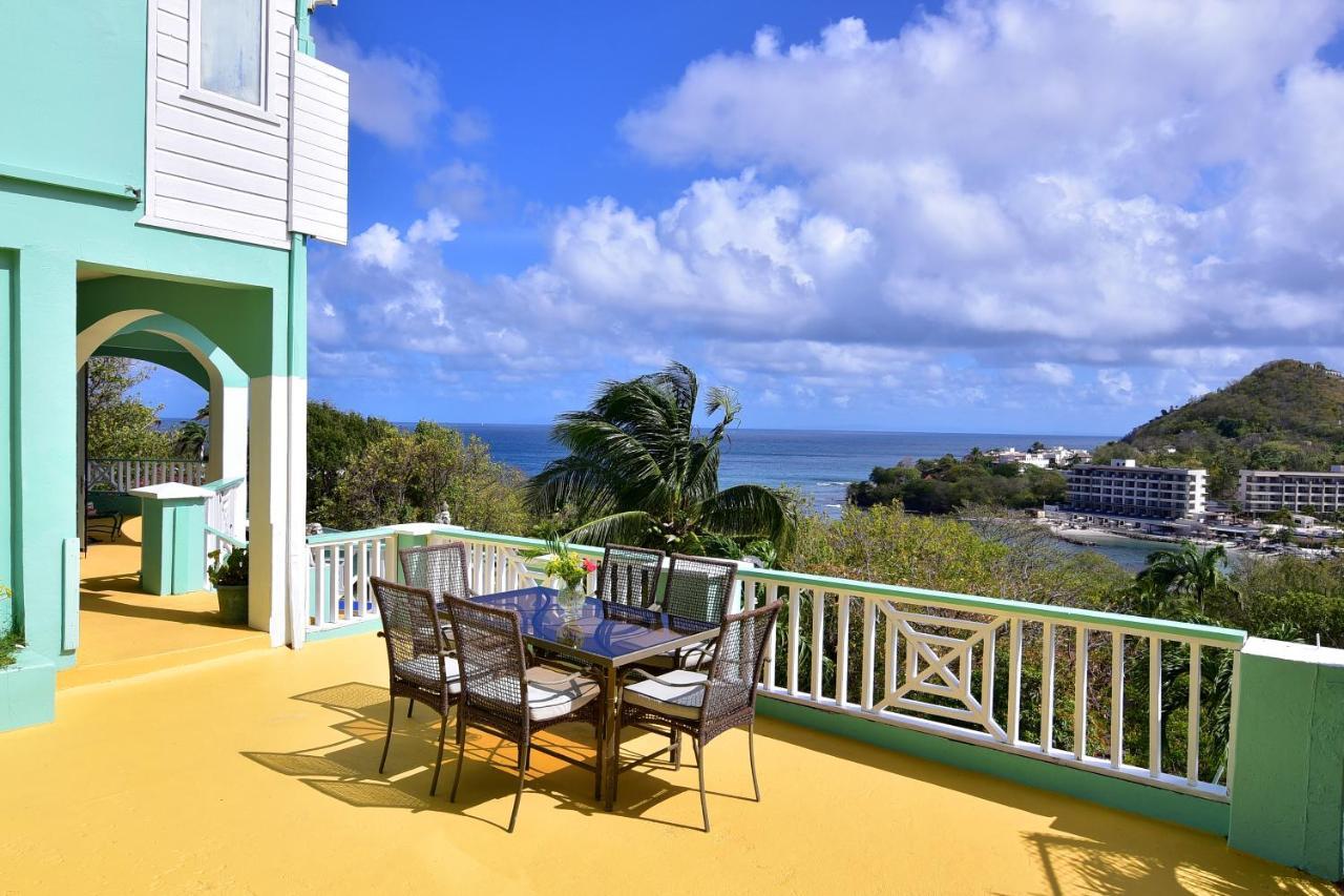 Beachfront Villa Gros Islet Bagian luar foto